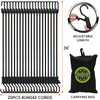 STARLEAPARTS Adjustable Bungee Cords with Hooks Heavy Duty - 20pcs