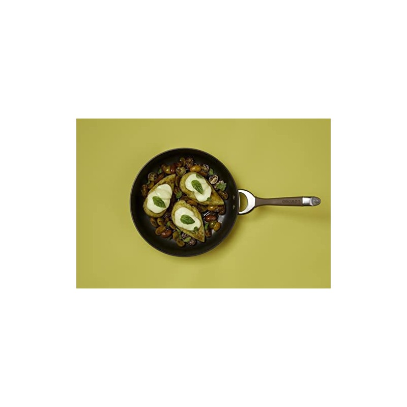 Circulon Symmetry Hard-Anodized Nonstick Frying Pan, 8.5-Inch, Chocolate