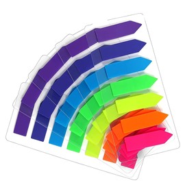 DOETYD 700pcs Colored Sticky Tabs Page Markers Tabs Transparent Annotation Tabs for Book File Notes Office School