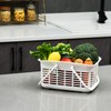 ALINK Plastic Shower Caddy Basket with Handle, Portable Organizer Storage
