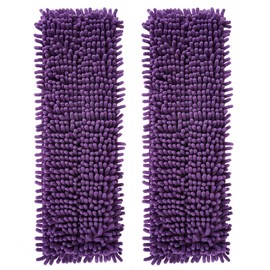 AmaVins 2 Pack Pet System Microfiber Sweeping Pad for Bona Mops, Reusable Pet Replacement Mop Pad for Multi-Surface Floors, 18 Inch Washable Cleaning & Dusting Pads, Attracts & Picks Up Pet Hair