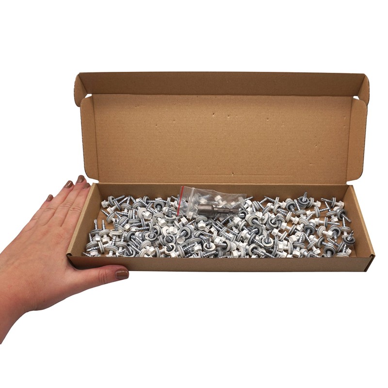 SKIR'CO (Pack of 140) Roofing Screws 4.8 x 25 mm