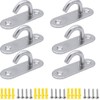 6 Pack Stainless Steel 304 Ceiling Hooks M8 Heavy Duty