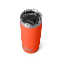 YETI Rambler 10 oz Tumbler, Stainless Steel, Vacuum Insulated with MagSlider Lid, Papaya
