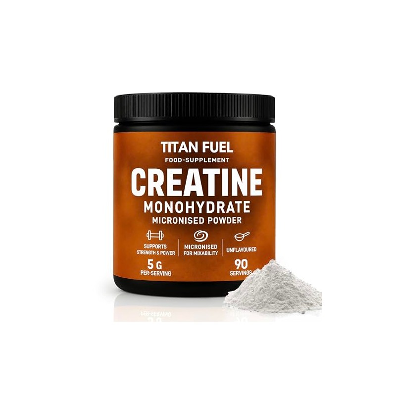 500g Micronised Creatine Monohydrate Powder – 100% Pure Creatine, 5g