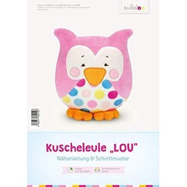 kullaloo Sewing Instructions & Sewing Pattern Cuddly Owl "Lou" (German)