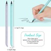 AUAUY 2 PCS Metal Inkless Pencil, Infinity Pencil, Reusable Everlasting
