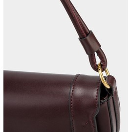 Hobo Purses for Women PU Leather Luxurious Small Shoulder Bag Elegant Crossbody Bag 2025, Burgundy, Casual