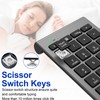 Bluetooth Numeric Keypad for Laptops - Portable Wireless Numeric Keypad