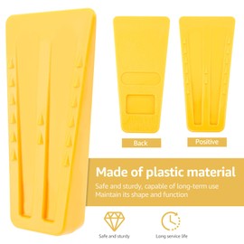 Foppla Pack of 6 Chainsaw Felling Wedge, 6 Inch Felling Wedge, Plastic, Chainsaw Felling Wedge Set, for Controlled Felling of Trees, Tree Cutting, Reusable Felling Wedge, Plastic (Pack of 6)
