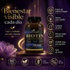 Biotina Alta Concentración Colágeno Queratina 60 Cápsulas