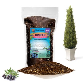 GARDENERA Premium Juniper Potting Soil Mix - Perfect Balance of Nutrients, Drainage, and Aeration for Healthy Juniper Trees - 1 Quart