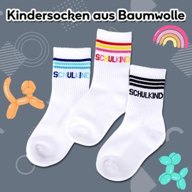 Orifinter School Child Socks, First Day of School Girl Boy, School Cone Filling, School Gift 2025 Girl Boy, Sugar Bag Girl Boy First Day of School Gifts, black