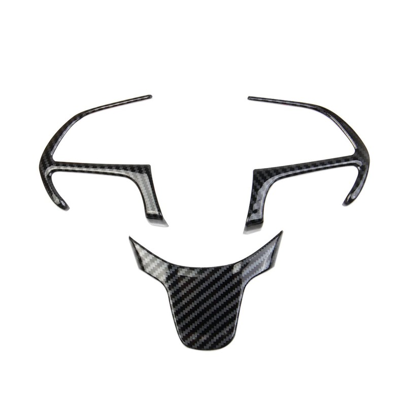 Carbon Fiber Steering Wheel Interior Cover Trim For Chrysler Pacifica