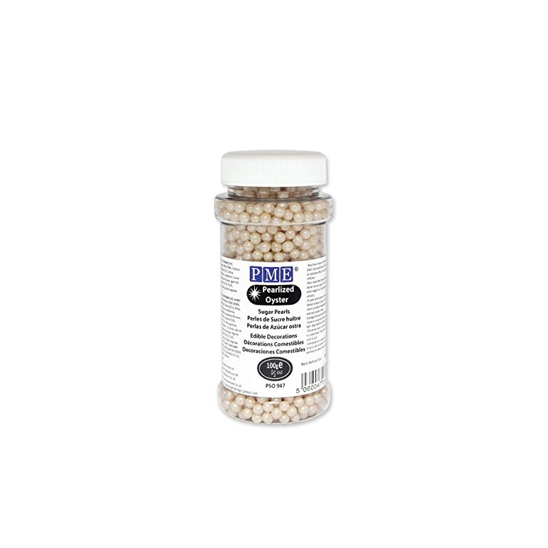 PME Sugar Pearls Pearlized Oyster 100 g