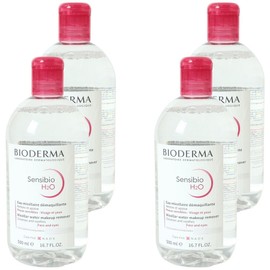 Bioderma Sensibio H2O Cleansing Water, 500ml, 4 pcs / 바이오더마 센시비오 에이치투오 클렌징 워터, 500ml, 4개