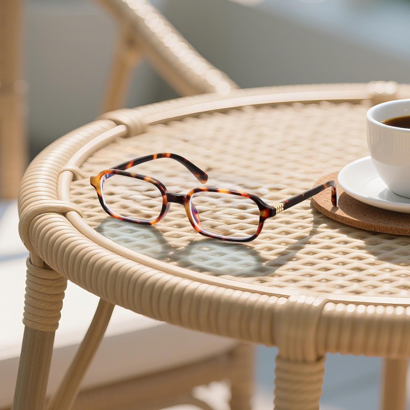 FURISHQI Retro Blue Light Blocking Glasses for Women Reduce Eye