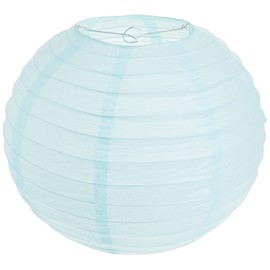 Weddingstar 9108-29 Round Paper Lantern, 12", Aqua Blue