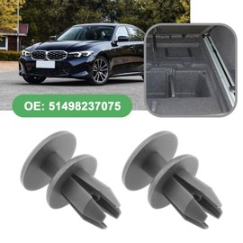 EMSea 20PCS Tailgate Lining Clips Boot Lid Lining Fasteners Front Fender Clips for 3-Series 51498237075 Plastic Trunk Lid Panel Trim Expanding Rivets Clips