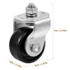 HEMOTON 2pcs Jack Front Wheel Wheels for Garage Horizontal Jack