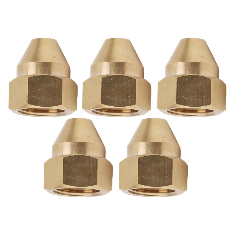 10PCS Misting Nozzle Brass Corrosion Pressure Resistant Fine Misting Water