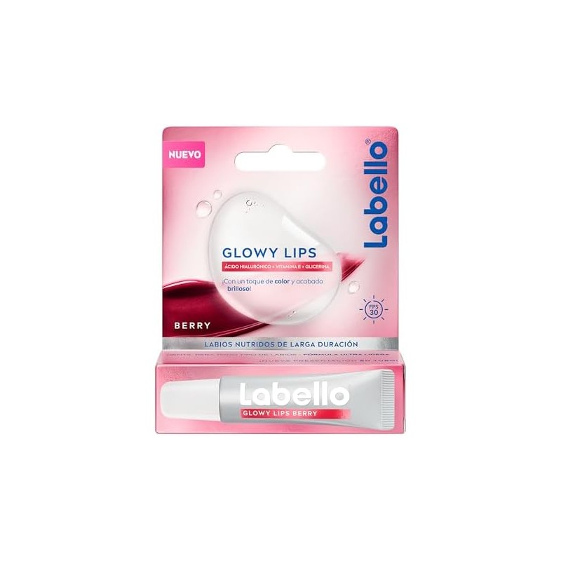 LABELLO Bálsamo Labial Glowy Lips Berry + FPS 30