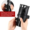 MACHSWON 2pcs Black Multifunctional Car Cup Holder Drink Holder with