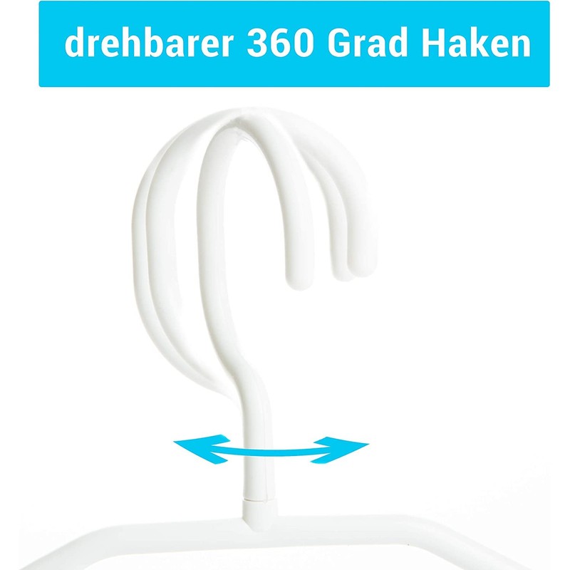 Fina Model Fina Clothes Hangers with Rotating Hooks 41 cm