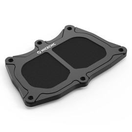 NICECNC Aire Filtrar Box Cover Kit Compatible with 125 200 250 390 Duke, Compatible with Husqvarna Svartpilen 401 2021-2023, Vented Air Box Cover with Filter Screen, Black