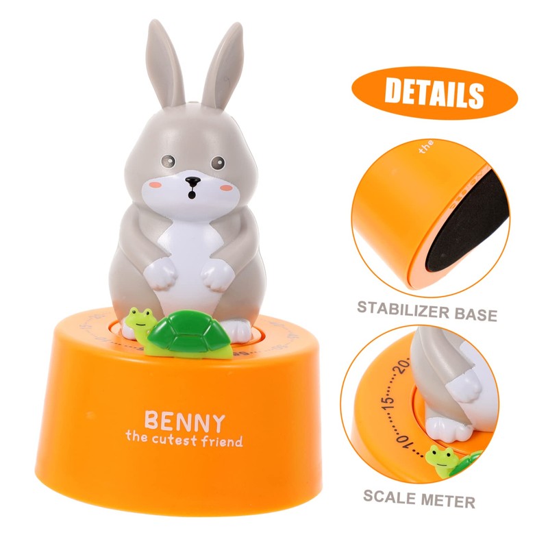 OHPHCALL Lovely Mechanical Kitchen Timer Cartoon Design Countdown Timer for