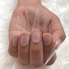 YIMART 500pcs Acrylic Medium Long Stiletto Nail Tips Easy Coffin
