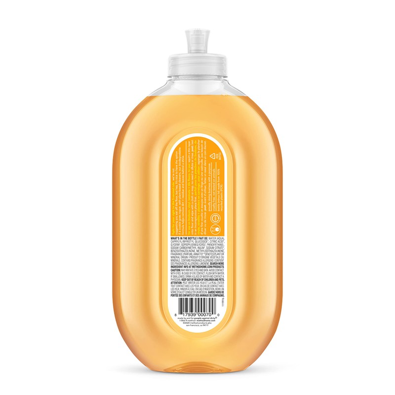 Method Hardwood Floor Cleaner Squirt + Mop Bottle, Ginger Yuzu,
