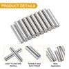 sourcing map 25 Pcs 4mm x 20mm Shelf Pins, Shelf