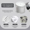 Airless Pump Jar - Refillable Moisturizer Container Vacuum Bottle with