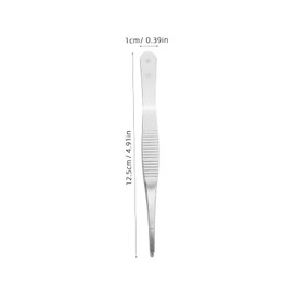 Gatuida Stainless Steel Eyebrow Tweezers Precision Tip Hair Removal Tool for Men Women Ergonomic Grip for Easy Grooming Versatile Eyelash Extension Facial Hair Tweezing