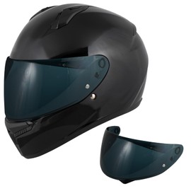 Motorcycle Helmet Visor, Helmet Visor for C10, Motorcycle Windscreen Helmet Visor Fit, Helmet Lens Visor, Full Face Adjustment (Black)