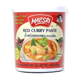 MAESRI Brand Maesri Red Curry Paste, 14 Ounce