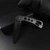 Stainless Steel Folding Beard Comb, Anti-static Beard for Men Grooming