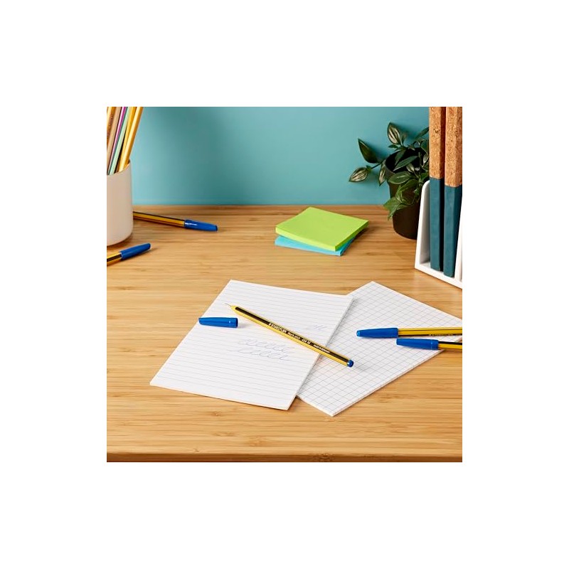 Staedtler 43403 Ballpoint Pen-Blue(set of 20)
