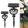 Nrowoll 28LED 1000LM Solar Spot Lights Outdoor Waterproof IP65 with