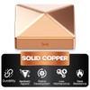 Solid Copper Pyramid Post Cap for 4x4 Wood Posts (3.5"