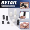 Glarks 180Pcs Nylon Round Spacer Assortment Kit for M5 Screws,