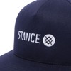 Stance Icon Snapback Sombrero, marino, Talla única