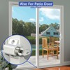 2 Pcs Sliding Door Window Locks, Window Locks for Horizontal