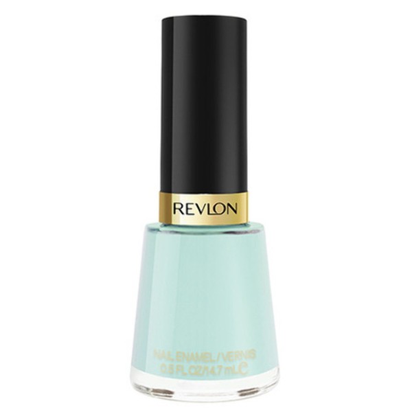 Revlon Nail Enamel, Chip Resistant Nail Polish, Glossy Shine Finish, in Blue/Green, 525 Socialite, 0.5 oz