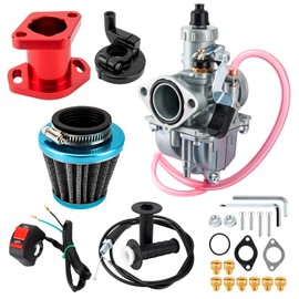 VM22 Carburetor Kit,VM22 Carburetor predator 212,VM22 26mm Carburetor Throttle Assembly Main Jets Kit for Predator 212cc, 224cc,196cc Non-Hemi,Coleman CT200U,BT200X Mini Bike,KT196 Go Kart