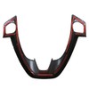 ruihe Carbon Fiber Color Steering Wheel Cover Trim Fit for