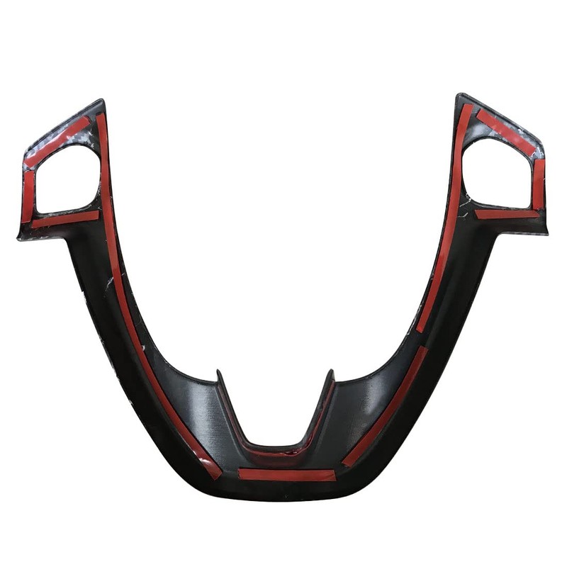 ruihe Carbon Fiber Color Steering Wheel Cover Trim Fit for