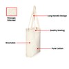 IMFAA Plain Tote Medium(40x36+60) Cm 100% Cotton Canvas Reusable Shoulder/Hand