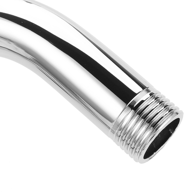 NPT1/2 Shower Arm SShape 8in Stainless Steel Electroplating Shower Head